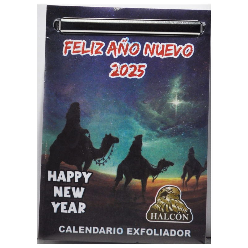 CALENDARIO EXFOLIADOR CON BASE DICRESA