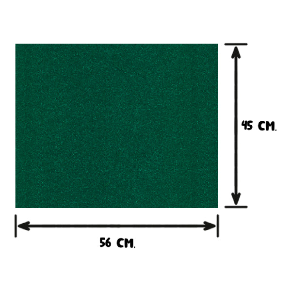 FOAMY 45X56 DIAMANTINA VERDE BANDERA NAEN MNK