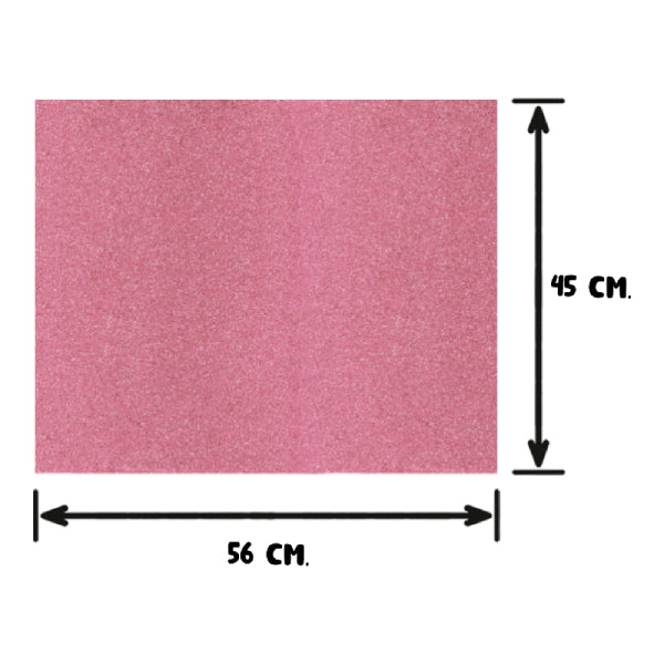 FOAMY 45X56 DIAMANTINA ROSA PASTEL NAEN MNK