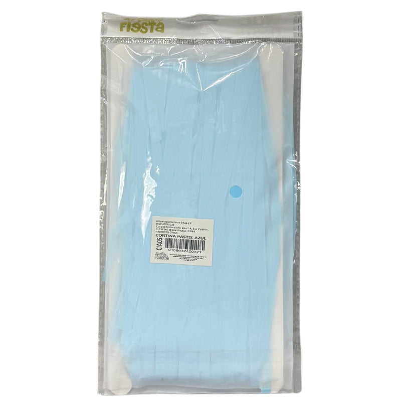 CORTINA PASTEL AZUL CIA05 VM FIESTA