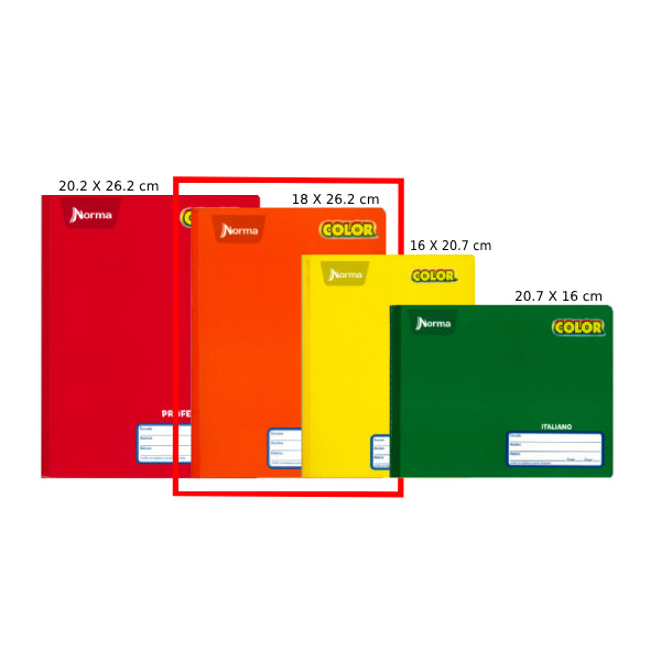 CUADERNO COLLEGE COSIDO COLOR 360 100 HJ C5 NORMA MNK