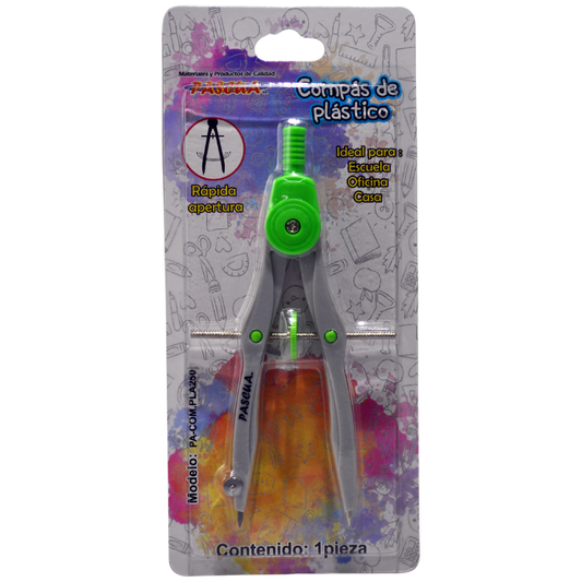 COMPAS PRECISION PLASTICO PLA250 1 PZ PASCUA MNK