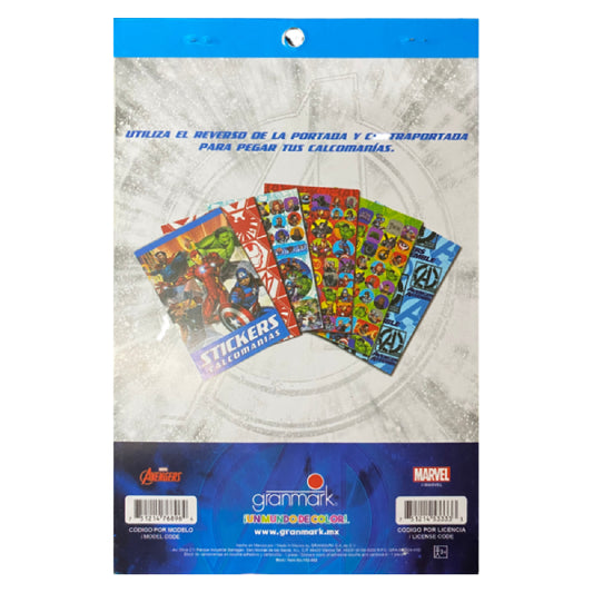 BLOCK CALCOMANIA AVENGERS GRANMARK MNK