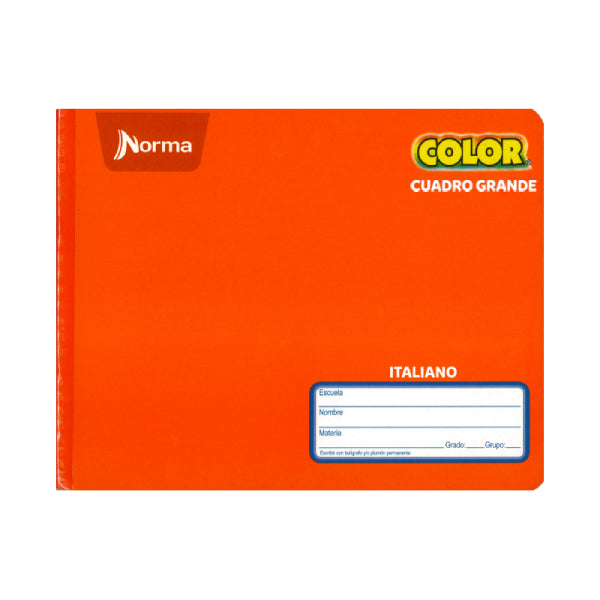CUADERNO ITALIANO COSIDO COLOR 360 100 HJ C7 NORMA MNK
