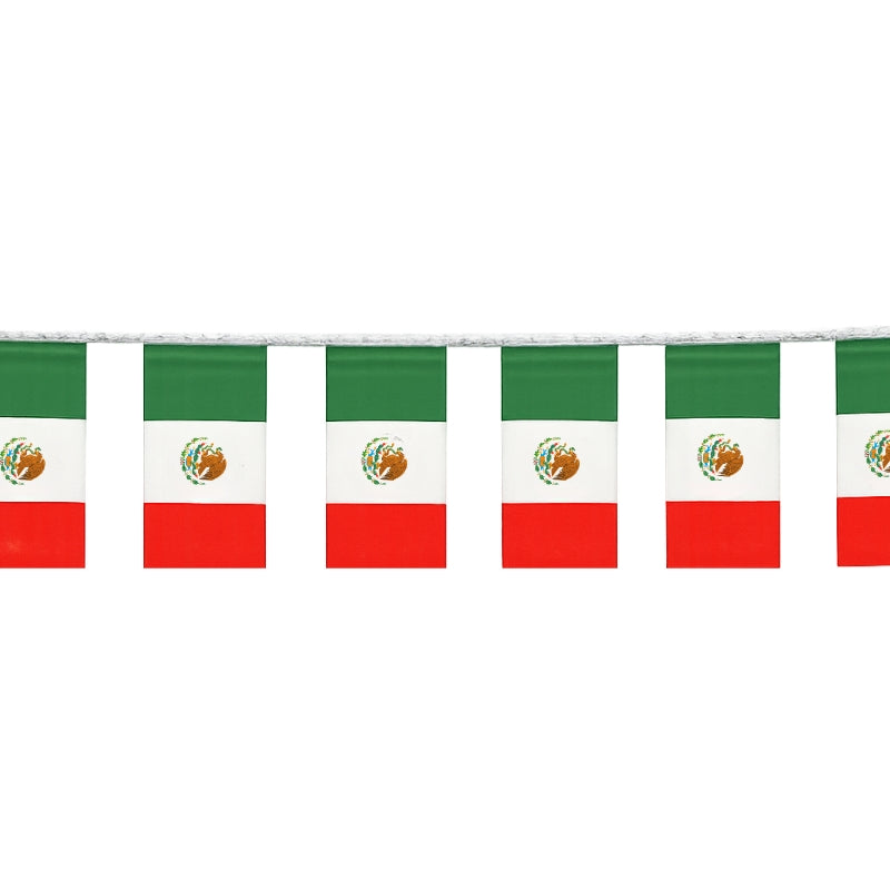 TIRA BANDERAS MEXICO COLGANTE PATRIAS VM FIESTA