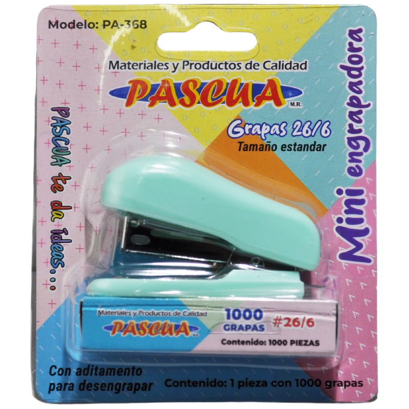 ENGRAPADORA MINI C/GRAPA ESTANDAR PA-368 PASCUA