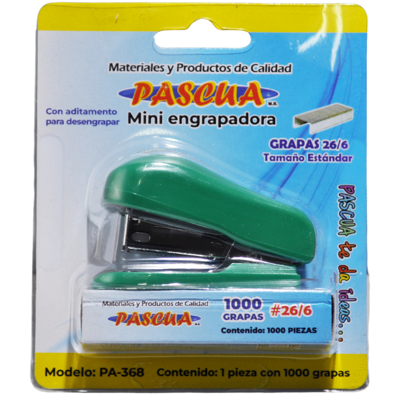 ENGRAPADORA MINI C/GRAPA ESTANDAR PA-368 PASCUA