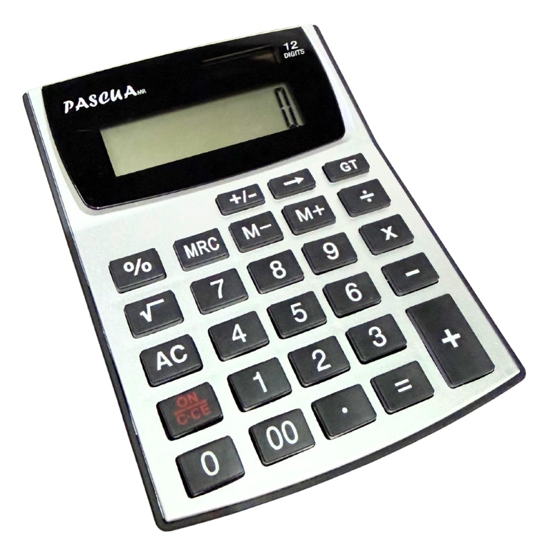 CALCULADORA BASICA ESCRITORIO CHICA 12 DIGITOS PASCUA