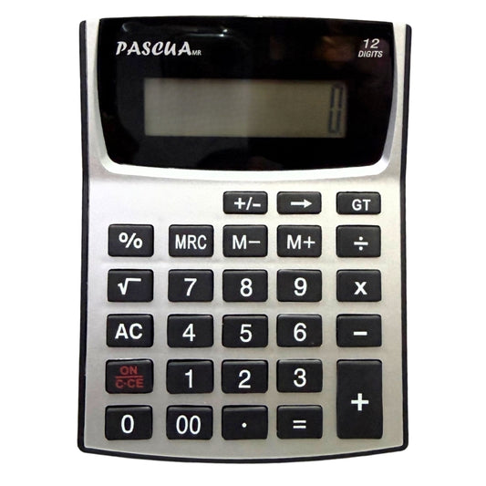 CALCULADORA BASICA ESCRITORIO CHICA 12 DIGITOS PASCUA