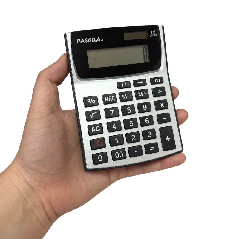 CALCULADORA BASICA ESCRITORIO CHICA 12 DIGITOS PASCUA