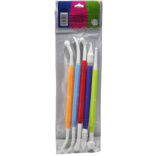 ESTILETE PLASTICO 5 PZ PASCUA