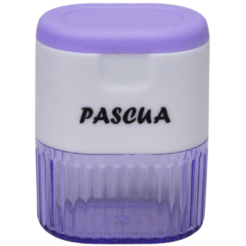 SACAPUNTAS GUARDABASURA VITRAL DOBLE PASCUA MNK