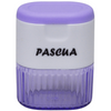 SACAPUNTAS GUARDABASURA VITRAL DOBLE PASCUA MNK
