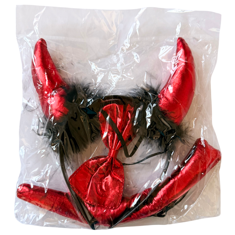 DIADEMA DIABLO PELUCHE HALLOWEEN VM FIESTA