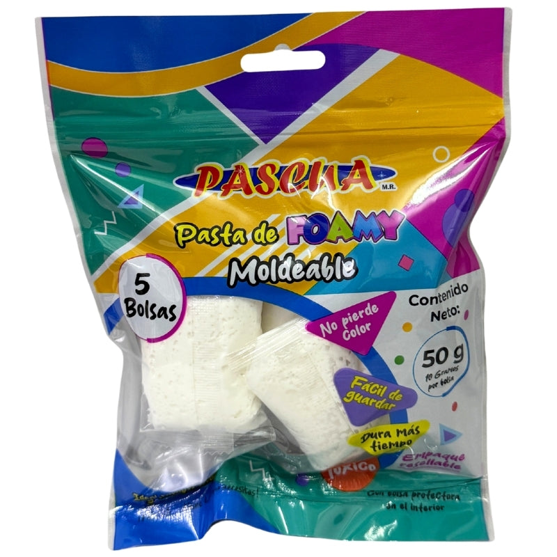 FOAMY MOLDEABLE 50 GM BLANCO PASCUA