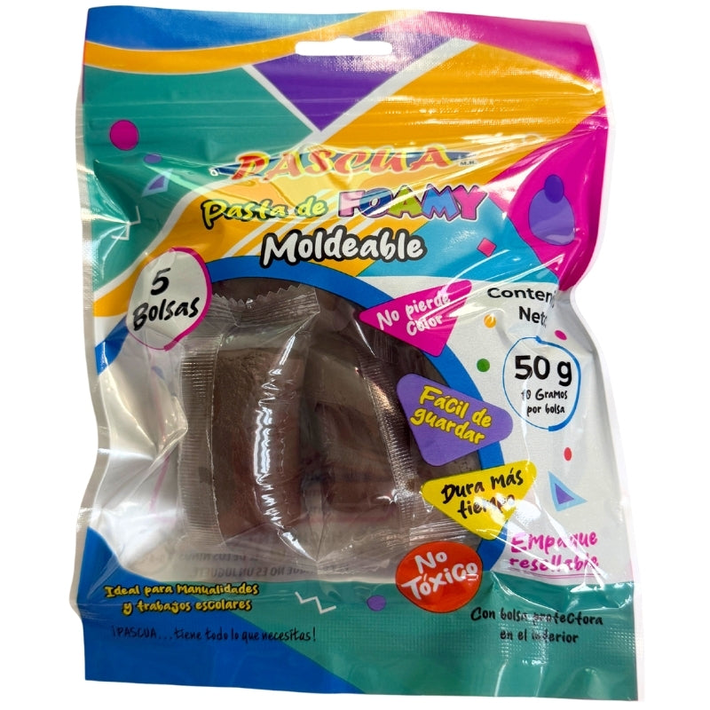 FOAMY MOLDEABLE 50 GM CHOCOLATE PASCUA