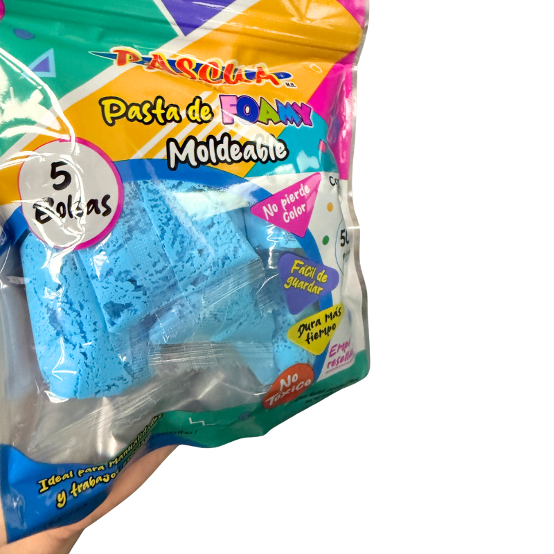FOAMY MOLDEABLE 50 GM AZUL CIELO PASCUA