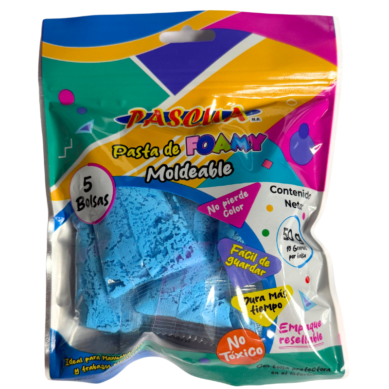 FOAMY MOLDEABLE 50 GM AZUL CIELO PASCUA
