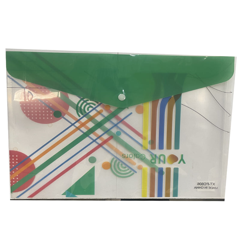 SOBRE PLASTICO C/BOTON FIGURAS NOVAC MNK