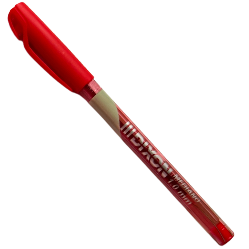 BOLIGRAFO MEDIANO ROJO DIXON MNK