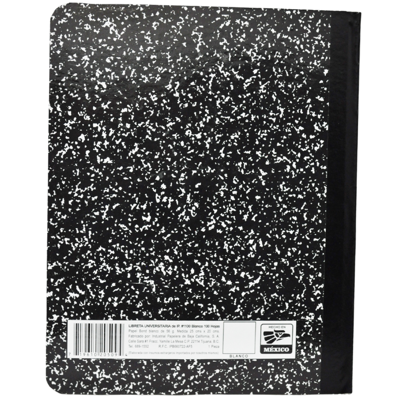 LIBRETA UNIVERSITARIA 100 HJ BLANCO 1100-B MAYORISTA PAPELERA MNK