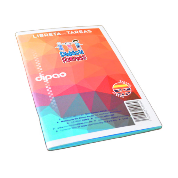 LIBRETA TAREAS ESPAÑOL INGLES DIPAO MNK