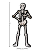POSTER HUESUDA 25 CM HALLOWEEN NOVAC