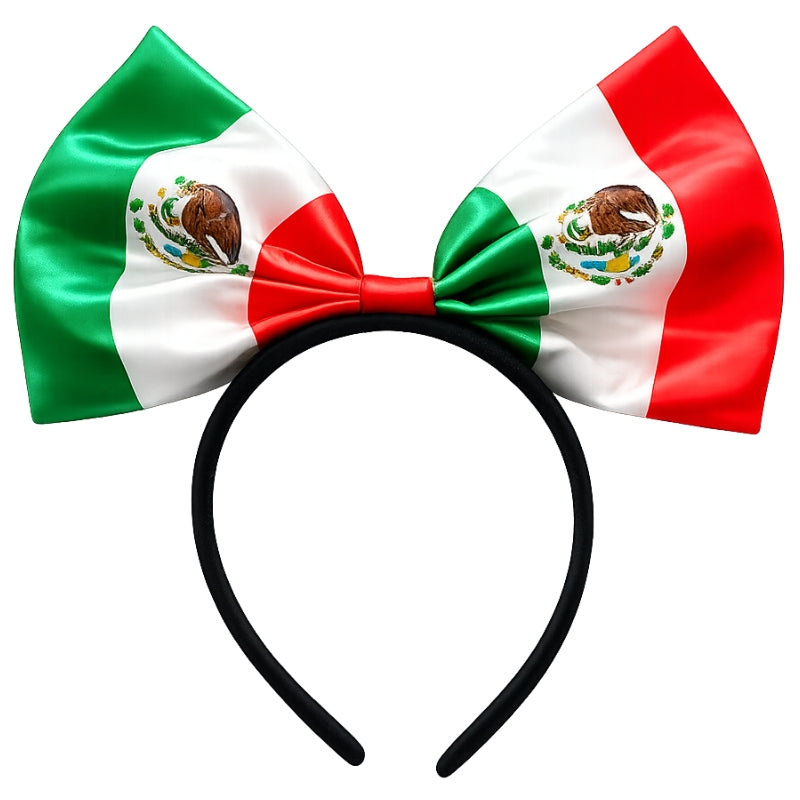 DIADEMA MOÑO TRICOLOR PATRIAS VM FIESTA