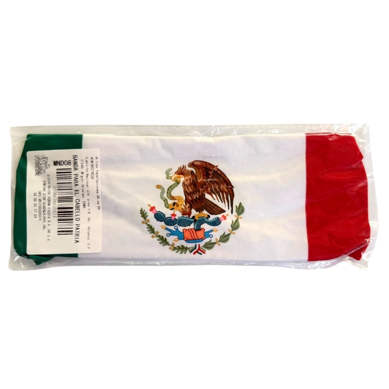 BANDA PARA CABELLO TRICOLOR PATRIAS VM FIESTA