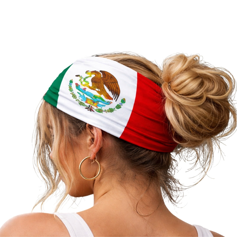 BANDA PARA CABELLO TRICOLOR PATRIAS VM FIESTA