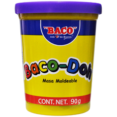 PLASTILINA BOTE 90 GR BACO-DOH MORADO BACO MNK