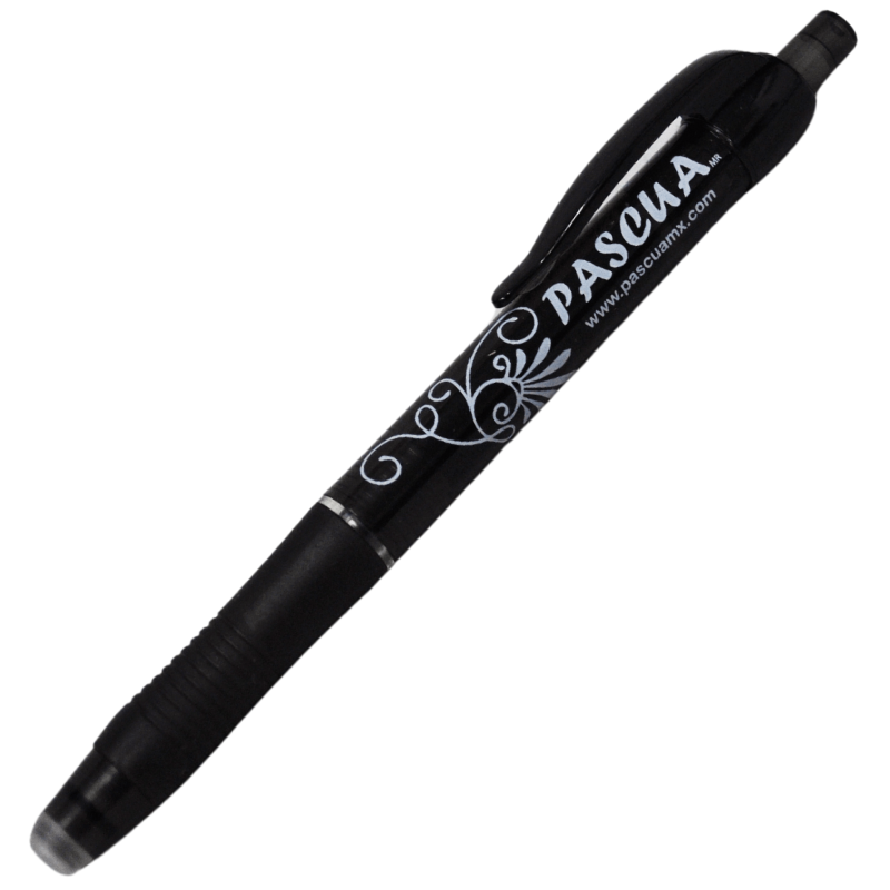 PLUMA RETRACTIL BORRABLE NEGRO PASCUA MNK