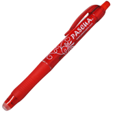 PLUMA RETRACTIL BORRABLE ROJO PASCUA MNK
