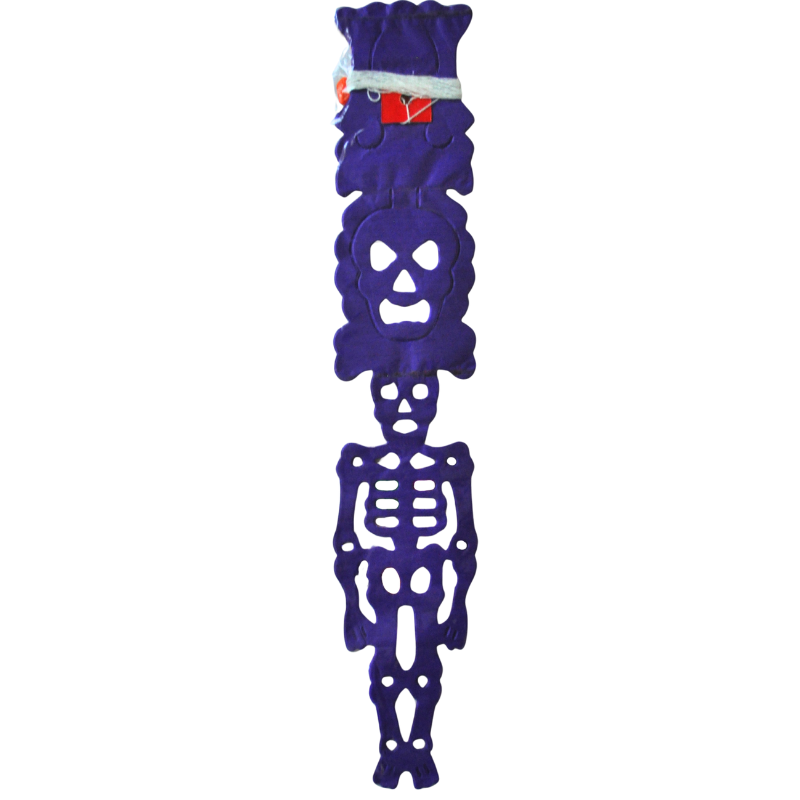 TIRA PAPEL PICADO 47 X 240 CM PP001 HALLOWEEN NOVAC