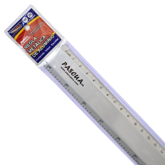 REGLA METALICA 50 CM PASCUA