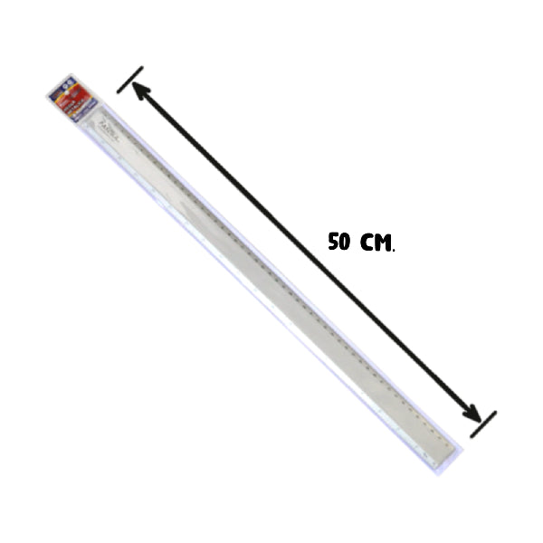 REGLA METALICA 50 CM PASCUA