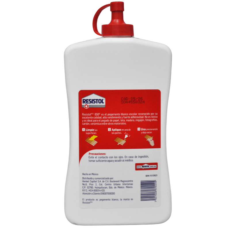 PEGAMENTO RESISTOL 850 500 GR RESISTOL MNK