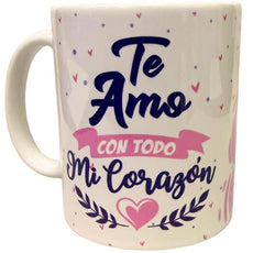 TAZA AMOR Y AMISTAD SAN VALENTIN CREATIVOS