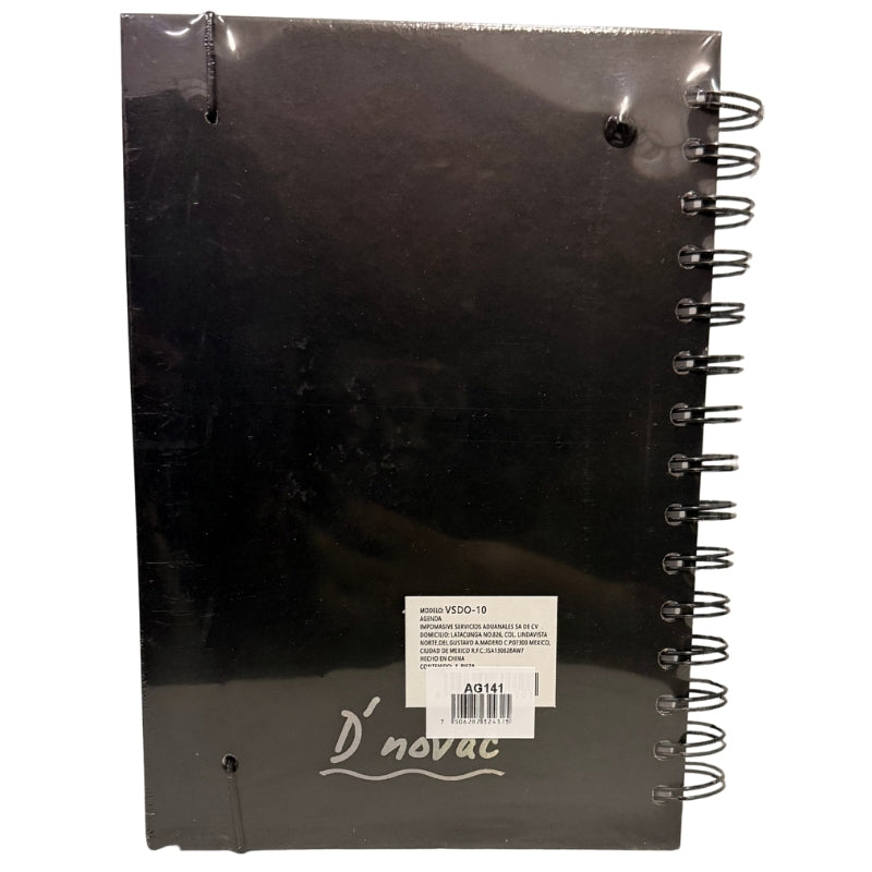 AGENDA DIARIA DOBLE ESPIRAL AG141 NOVAC