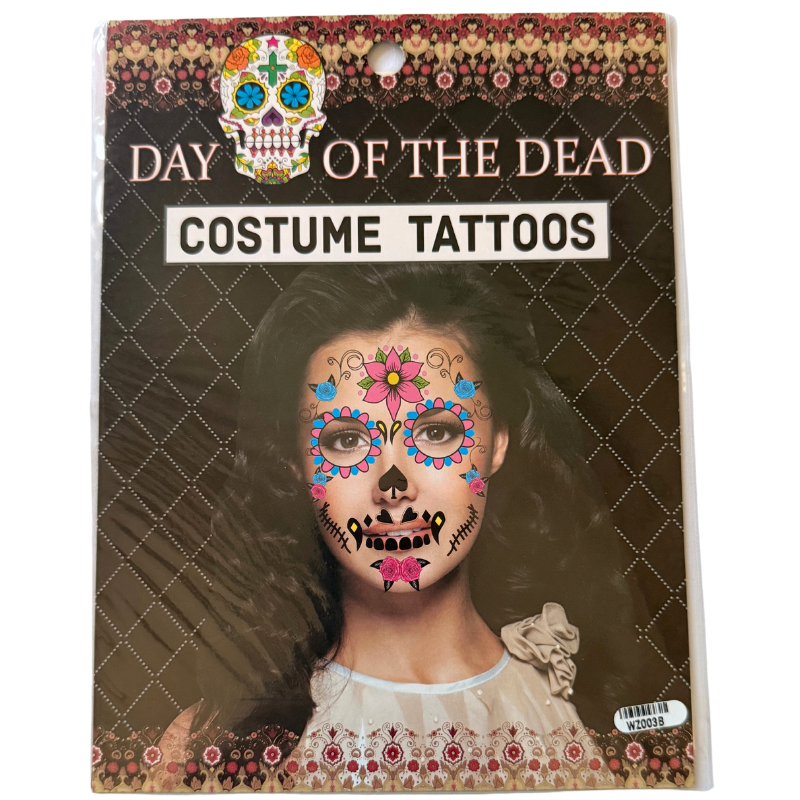 TATUAJE CATRINA  HALLOWEEN VM FIESTA