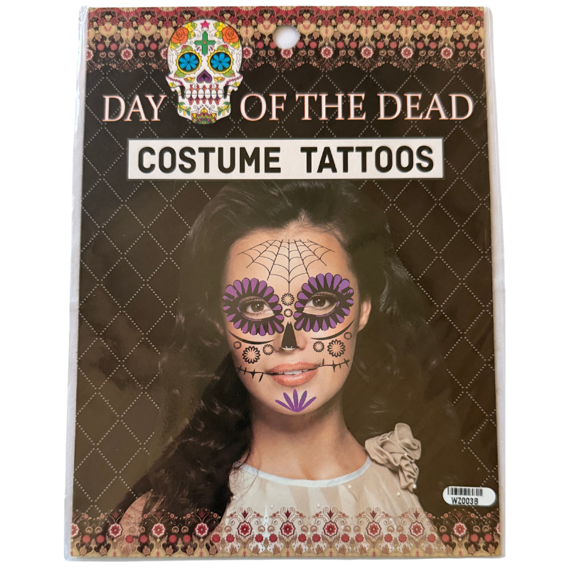 TATUAJE CATRINA  HALLOWEEN VM FIESTA
