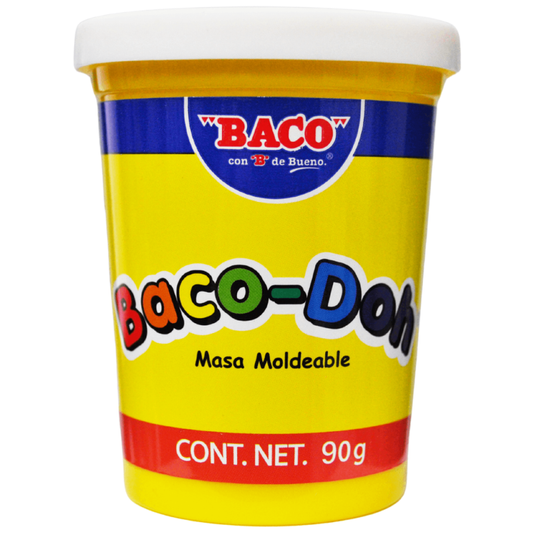 PLASTILINA BOTE 90 GR BACO-DOH BLANCO BACO MNK