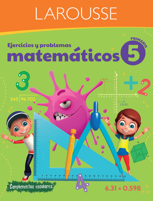 LIBRO EJERCICIOS Y PROBLEMAS MATEMATICOS 5 EDICIONES LAROUSSE MNK