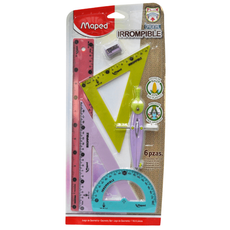 JUEGO GEOMETRIA IRROMPIBLE 6 PZ MAPED MNK