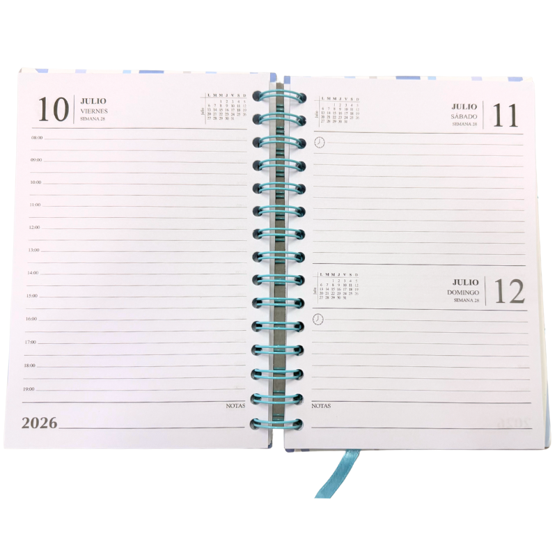 AGENDA DIARIA DOBLE ESPIRAL AG140 NOVAC
