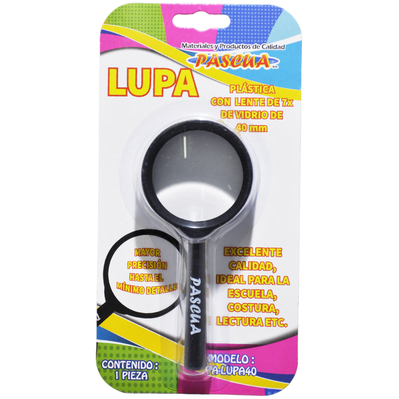 LUPA ARO PLASTICO 4 CM PASCUA