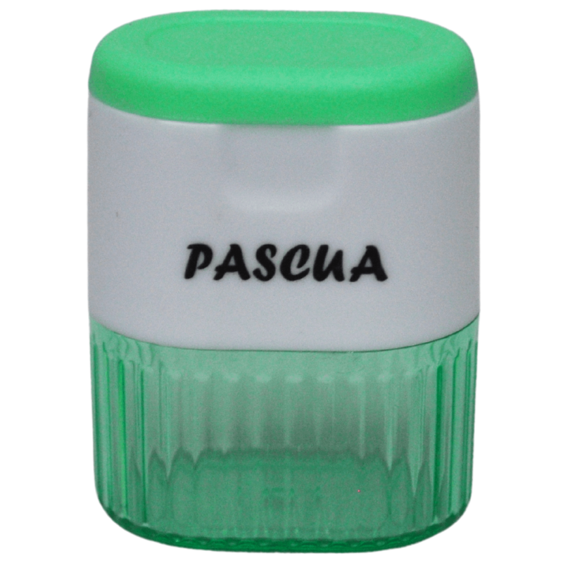 SACAPUNTAS GUARDABASURA VITRAL DOBLE PASCUA MNK