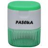 SACAPUNTAS GUARDABASURA VITRAL DOBLE PASCUA MNK