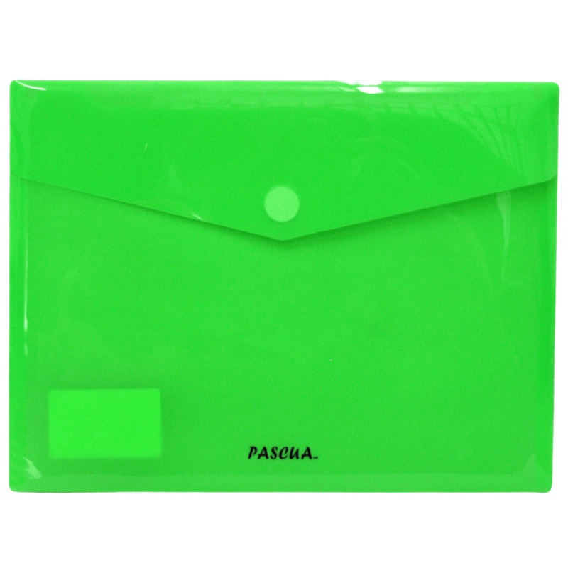 SOBRE PLASTICO COLORES C/BOTON PASCUA MNK