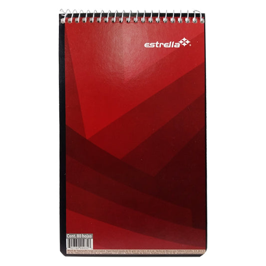 LIBRETA TAQUIGRAFIA CORTO ESPIRAL 80 HJ ESTRELLA